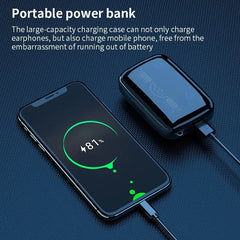 Bluetooth Headphones 9D High Fidelity Wireless Headphones